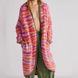 Free People Striped Tiger Cardigan!
